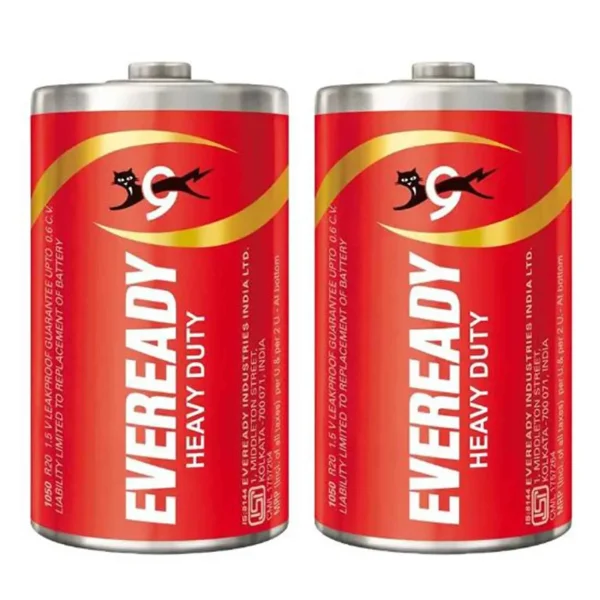 Dry cell size D (Pair) - Eveready
