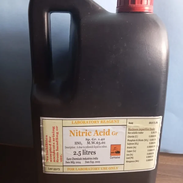 Nitric Acid (HNO₃)- 2.5 Litres