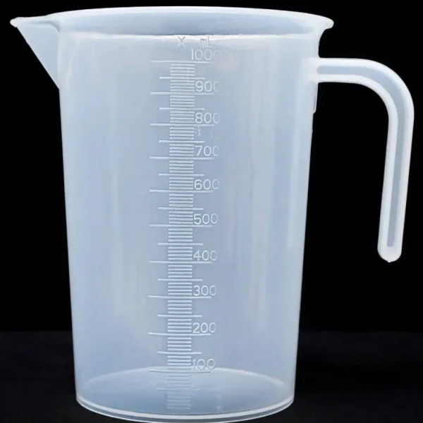 1 Litre Calibrated chemical resistant Measuring Jug