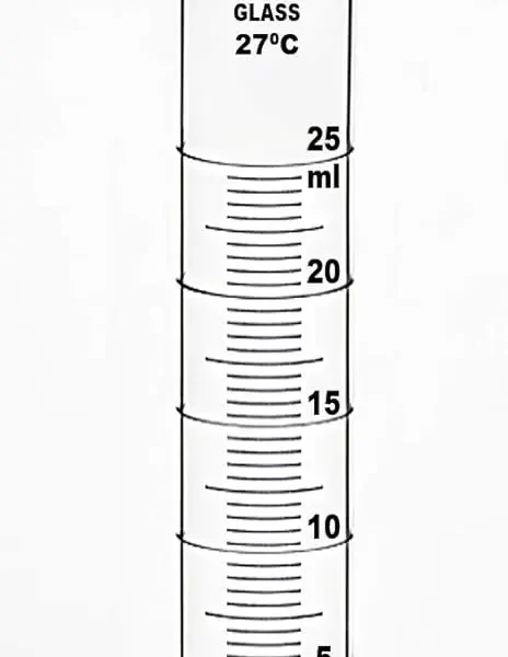 Measuring Cylinder 25ml Glass